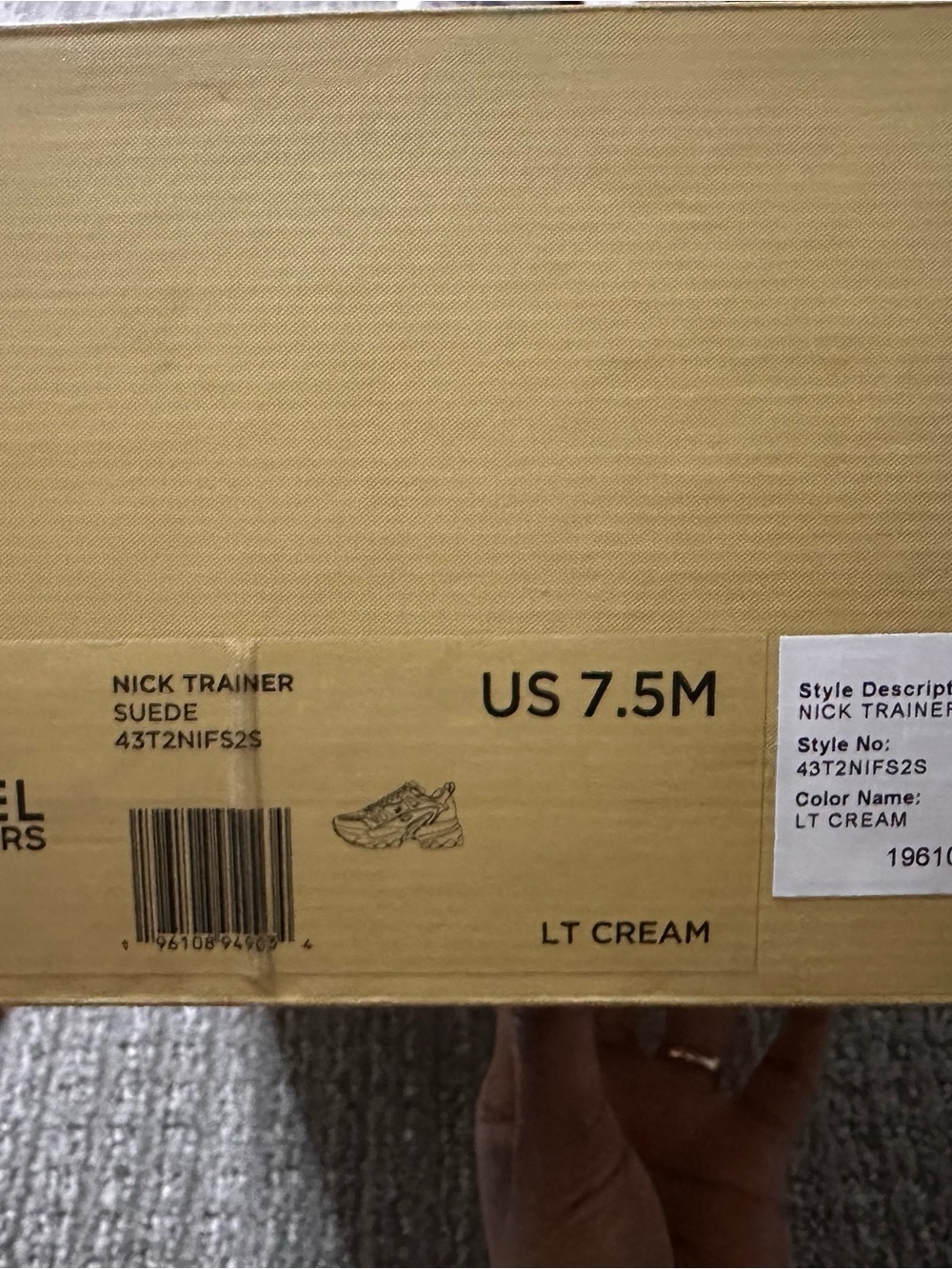 Michael Kors Beige Cream Platform Nick Trainers - Picture 7 of 9